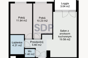 Mieszkanie na sprzedaż 53m2 Wrocław Psie Pole Zakrzów Zatorska - zdjęcie 3