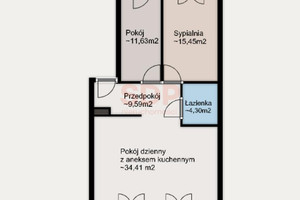 Mieszkanie na sprzedaż 76m2 Wrocław Psie Pole Poświętne Kamieńskiego Henryka Michała - zdjęcie 2