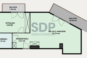 Mieszkanie na sprzedaż 42m2 Wrocław Stare Miasto Szczepin Długa - zdjęcie 2