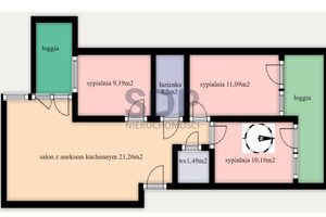 Mieszkanie na sprzedaż 65m2 Wrocław Psie Pole Zakrzów Zatorska - zdjęcie 2