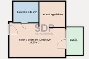 Mieszkanie na sprzedaż 30m2 Wrocław Fabryczna Muchobór Mały Strzegomska - zdjęcie 3