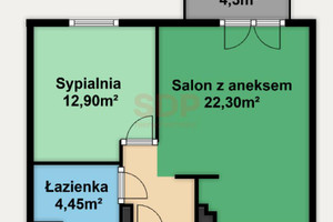 Mieszkanie na sprzedaż 44m2 Wrocław Fabryczna Stabłowice Stabłowicka - zdjęcie 2