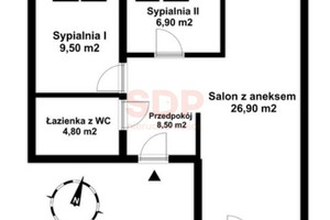 Mieszkanie na sprzedaż 57m2 Wrocław Krzyki Księże Wielkie Opolska - zdjęcie 2