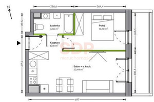 Mieszkanie na sprzedaż 38m2 Wrocław Fabryczna Żerniki Tadeusza Brzozy - zdjęcie 2