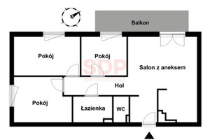 Mieszkanie na sprzedaż 70m2 Wrocław Fabryczna Stabłowice Stabłowicka - zdjęcie 2