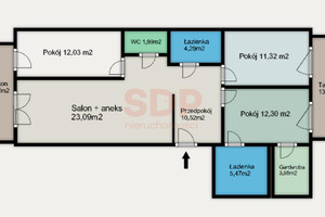 Mieszkanie na sprzedaż 85m2 Wrocław Śródmieście Jedności Narodowej - zdjęcie 2