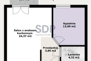 Mieszkanie na sprzedaż 46m2 Wrocław Fabryczna Stabłowice Stabłowicka - zdjęcie 2