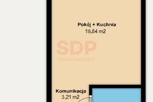 Mieszkanie na sprzedaż 23m2 Wrocław Krzyki Krzyki Karkonoska - zdjęcie 3