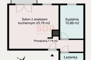 Mieszkanie na sprzedaż 49m2 Wrocław Krzyki Krzyki Braterska - zdjęcie 3