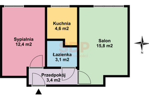 Mieszkanie na sprzedaż 40m2 Wrocław Psie Pole Os. Psie Pole Kiełczowska - zdjęcie 3