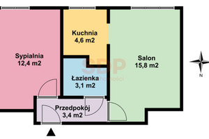 Mieszkanie na sprzedaż 40m2 Wrocław Psie Pole Os. Psie Pole Kiełczowska - zdjęcie 3