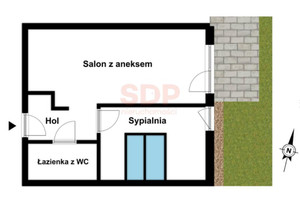 Mieszkanie na sprzedaż 41m2 Wrocław Krzyki Księże Wielkie Opolska - zdjęcie 2