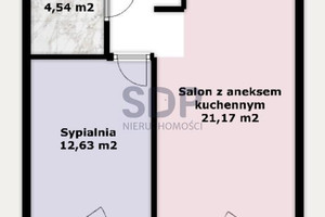 Mieszkanie na sprzedaż 43m2 Wrocław Psie Pole Lipa Piotrowska Kominiarska - zdjęcie 2