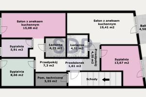 Mieszkanie na sprzedaż 98m2 Wrocław Krzyki Jagodno Cegielskiego - zdjęcie 2