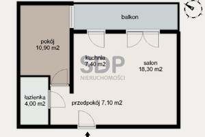 Mieszkanie na sprzedaż 48m2 Wrocław Krzyki Księże Wielkie Opolska - zdjęcie 2