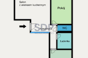 Mieszkanie na sprzedaż 59m2 Wrocław Krzyki Tarnogaj Gazowa - zdjęcie 2