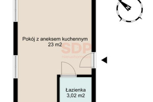 Mieszkanie na sprzedaż 27m2 Wrocław Śródmieście Nadodrze Dmowskiego Romana - zdjęcie 4