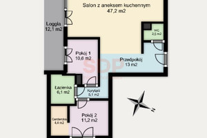 Mieszkanie na sprzedaż 101m2 Wrocław Śródmieście Ołbin Jedności Narodowej - zdjęcie 3