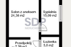 Mieszkanie na sprzedaż 52m2 Wrocław Psie Pole Poświętne Kamieńskiego Henryka Michała - zdjęcie 1