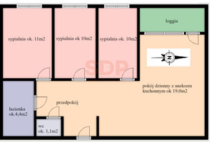 Mieszkanie na sprzedaż 66m2 Wrocław Psie Pole Zakrzów Zatorska - zdjęcie 2