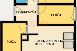 Mieszkanie na sprzedaż 60m2 Wrocław Krzyki Księże Wielkie Opolska - zdjęcie 3