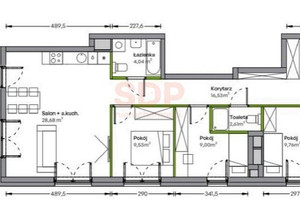 Mieszkanie na sprzedaż 81m2 Wrocław Fabryczna Żerniki Konińska - zdjęcie 2