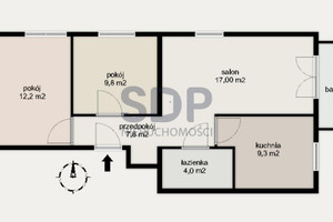 Mieszkanie na sprzedaż 61m2 Wrocław Fabryczna Wiejska - zdjęcie 2