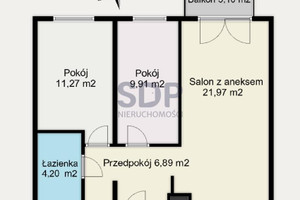 Mieszkanie na sprzedaż 55m2 Wrocław Krzyki Krzyki Braterska - zdjęcie 3