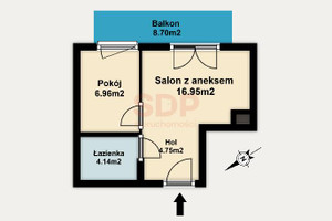 Mieszkanie na sprzedaż 33m2 Wrocław Fabryczna Stabłowice Stabłowicka - zdjęcie 1