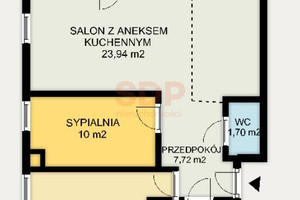 Mieszkanie na sprzedaż 59m2 Wrocław Śródmieście Wybrzeże Conrada - Korzeniowskiego - zdjęcie 3