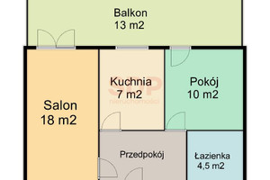 Mieszkanie na sprzedaż 46m2 Wrocław Krzyki Krzyki Hallera - zdjęcie 3