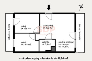 Mieszkanie na sprzedaż 47m2 Wrocław Śródmieście Kępa Mieszczańska - zdjęcie 3