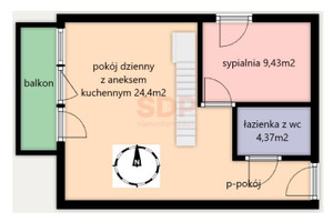 Mieszkanie na sprzedaż 78m2 Wrocław Krzyki Księże Małe Krakowska - zdjęcie 3