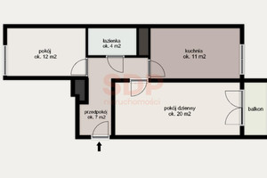 Mieszkanie na sprzedaż 52m2 Wrocław Fabryczna Popowice Legnicka - zdjęcie 3