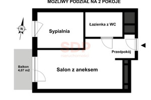 Mieszkanie na sprzedaż 40m2 Wrocław Śródmieście Jedności Narodowej - zdjęcie 3