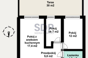 Mieszkanie na sprzedaż 63m2 Wrocław Fabryczna Oporów Jordanowska - zdjęcie 2