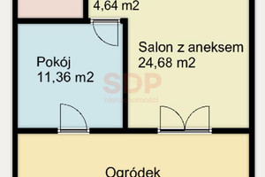 Mieszkanie na sprzedaż 46m2 wrocławski Długołęka Kiełczów Makowa - zdjęcie 3