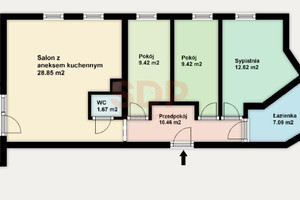 Mieszkanie na sprzedaż 80m2 Wrocław Fabryczna Maślice Maślicka - zdjęcie 2