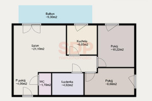 Mieszkanie na sprzedaż 57m2 Wrocław Fabryczna Stabłowice Stabłowicka - zdjęcie 2