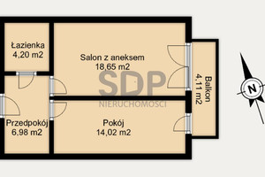 Mieszkanie na sprzedaż 44m2 Wrocław Krzyki Ołtaszyn Ołtaszyn/Wojszyce - zdjęcie 2