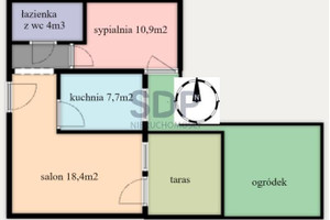 Mieszkanie na sprzedaż 49m2 Wrocław Krzyki Księże Wielkie Opolska - zdjęcie 2