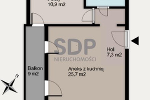 Mieszkanie na sprzedaż 48m2 Wrocław Krzyki Księże Wielkie Opolska - zdjęcie 2