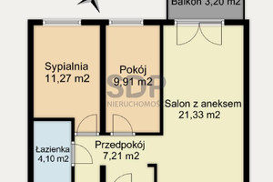 Mieszkanie na sprzedaż 54m2 Wrocław Krzyki Krzyki Braterska - zdjęcie 3