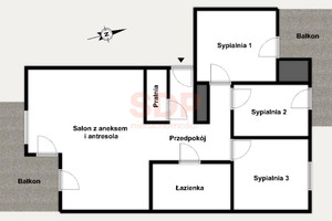 Mieszkanie na sprzedaż 68m2 Wrocław Krzyki Wojszyce Iwaszkiewicza - zdjęcie 2