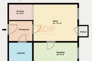 Mieszkanie na sprzedaż 36m2 Wrocław Fabryczna Muchobór Wielki Mińska - zdjęcie 2