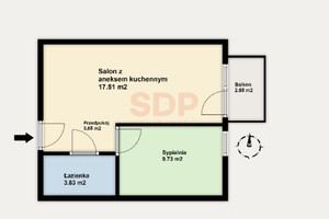 Mieszkanie na sprzedaż 35m2 Wrocław Maślicka - zdjęcie 2