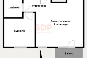 Mieszkanie na sprzedaż 49m2 Wrocław Śródmieście Wybrzeże Conrada - Korzeniowskiego - zdjęcie 2