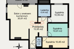 Mieszkanie na sprzedaż 82m2 Wrocław Śródmieście Wybrzeże Conrada - Korzeniowskiego - zdjęcie 2