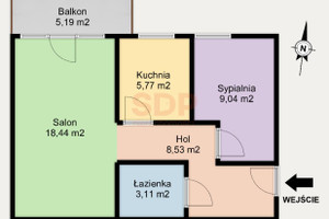 Mieszkanie na sprzedaż 45m2 Łódź Górna Płocka - zdjęcie 2