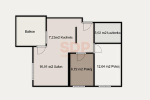 Mieszkanie na sprzedaż 56m2 Wrocław Krzyki Krzyki Braterska - zdjęcie 2